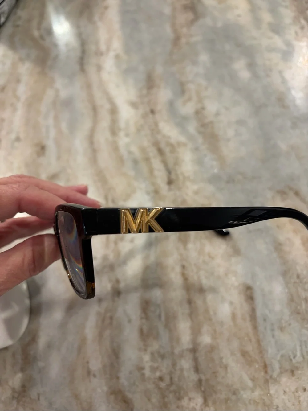 Michael Kors Women's Black Tortoiseshell Cat-Eye Glasses Frame mod Karlie I